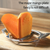 Mango Dunschiller En Pit Remover Gereedschap Fruitsnijder Pitter Pitter Pitter Rvs Mango Snijmachine Cutter Voor Keuken