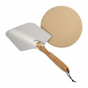 Pelle à <span class=keywords><strong>pizza</strong></span> résistante à la chaleur, ronde, artisanale, perforée, pour restaurants, fabrication artisanale, meilleure pelle, spatule fine, pierre et jeu, chaud - Product Image 1