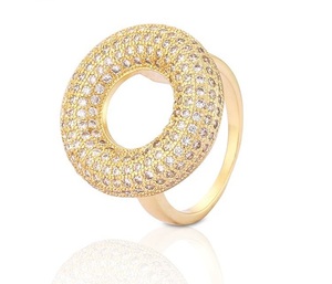 แหวนรูปเห็ด ดีไซน์ใหม่จากดูไบ แหวนชุบทอง 18K แหวนรูปเห็ดสุดหรูสำหรับผู้หญิง แหวนนิ้วมือสุดฮิต ไม่ลอกสี - Product Image 6