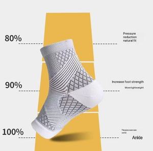 Chaussettes de compresse de sac de glace de soin des pieds avec des sacs de glace de gel réutilisables pour la chimiothérapie soulagement de la douleur chaussettes de thérapie froide - Product Image 3