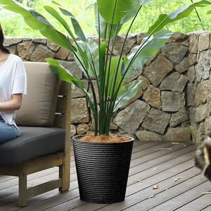 Pots de jardinière durables légers de vente directe d'usine grands pots de pépinière de semis de fleurs décoratifs ronds - Product Image 2