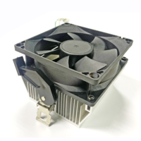 Ventilador Silencioso de 12VDC con Disipador de Calor para Computadoras de Escritorio, Servidores, PCB, PCBA, Chips AMD, AM, FM, FM2 e Intel para Oficina en Casa
