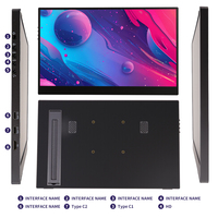 Projection d'écran sans fil, écran portable 15,6 pouces IPS 1080P 60Hz FHD Gaming USB-C HDR, extension d'écran pour ordinateur portable