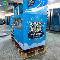 Machine de bain pour animaux de compagnie pour station de toilettage et d'entretien des animaux avec structure facile à entretenir