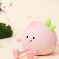 La veilleuse est mignonne et bonne pour les yeux. Lampe de chevet tactile pour chambre à coucher, compagnon de sommeil. C'est un cadeau de dessin animé.