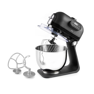 Delicy Impastatrice con ciotola in acciaio inossidabile da 5 litri con frusta e accessori a paletta per impastare e mescolare - Product Image 1