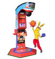Machine de jeu de simulateur d'arcade de boxe de poinçonnage automatique électrique commerciale