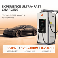 Starcharge Titan V5 120kW 180kW Chargeur DC Commercial à Large Plage de Tension pour Véhicules Électriques, Certifié UL CE, Personnalisation du Logiciel et de l'Application, Marquage CPO