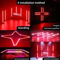 Barra de Luz Estroboscópica Led IP66 Impermeable a Todo Color, Luz de Escenario Estroboscópica Led Profesional para Exteriores, Conciertos de DJ, Efecto Destellante para Escenario