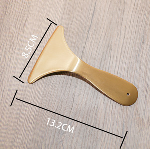 Gua Sha, tablero de masaje universal para meridianos de hombro, cuello y espalda de latón, tablero de raspado, masajeador de cuerpo completo - Product Image 2