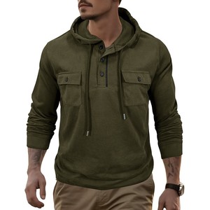 Sudadera con Capucha para Hombre, Manga Larga, Estilo Casual, para Actividades al Aire Libre - Product Image 1
