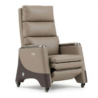 Chaise de bureau de direction de luxe avec massage, chaise de patron de luxe en cuir, chaise de bureau moderne de luxe avec fonction massage