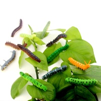 Verssagiles en plastique, insectes amusants, blagues et farces, cadeau d'Halloween, jouets pour enfants, modèles d'insectes miniatures, chenilles en plastique