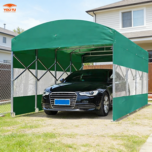 Abri de jardin pliable en <span class=keywords><strong>PVC</strong></span> avec tubes galvanisés, idéal pour le <span class=keywords><strong>rangement</strong></span> dans un <span class=keywords><strong>garage</strong></span> ou une voiture. - Product Image 1