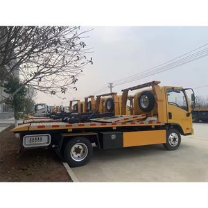 Camions de remorquage à plateau plat, conduite à droite, 5 tonnes, équipement de remorquage sous levier, pour le dépannage et le récupération de véhicules - Product Image 2