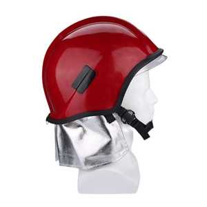 Firefighting Helmet Fiberglass Durable For Class A And Class B <b>Fires</b> - Product Image 1