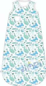 Sac de couchage à manches personnalisable pour nourrissons sac de couchage sans manches à fermeture éclair antibactérien pour nouveau-né - Product Image 2