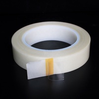 Ruban adhésif double face en tissu de verre en fibre de verre résistant à la chaleur et aux flammes, sans résidu, colle en silicone