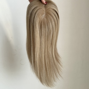 Pelucas de Cabello Natural para Mujer, Mono 5.5*6.5, para Cabello Fino, Color Natural, 130% de Densidad # T8A-P # 8A1001 - Product Image 1