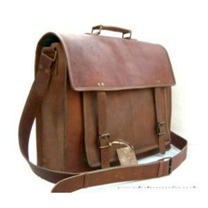 Sac personnalisé fait main en cuir véritable marron pour homme et femme, sac pour ordinateur portable de bureau, qualité supérieure - Product Image 5