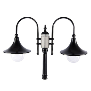 Lampada a Colonna con Motivo a Doppia Rondine, Illuminazione Decorativa Solare <span class=keywords><strong>per</strong></span> Giardino, Parchi e Aree Comunitarie - Product Image 5