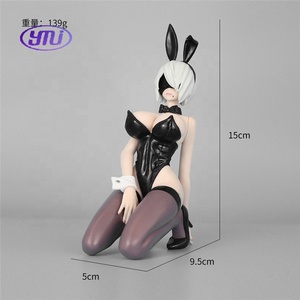 Nuova figura di bellezza NieR automi 2B sorella coniglietta ragazza cameriera ornamento auto all'ingrosso - Product Image 3
