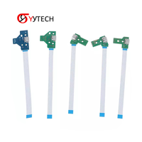 SYYTECH Repair Game Controller JDS 001 011 3.0 4.0 5.0 Ladeans chluss Leiterplatte Flex kabel für PS4 Pro Slim Zubehör