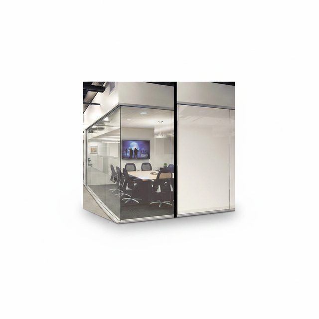 Laminated PDLC Switchable Glass Smart Glass Electric Privacy Glass for Office Glass Wall Use 5+5mm 6+6mm 8+8mm