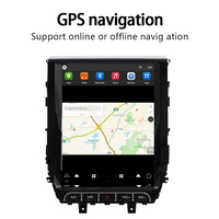 Lecteur multimédia vertical Android 13 Tesla de 12,1 pouces pour Toyota Land Cruiser 2016 avec CarPlay sans fil, GPS et DSP