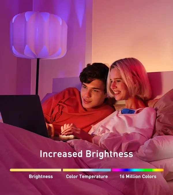 YEELIGHT Xiaomi 스마트 전구 W3 다색, E27, 스마트 led 조명 지원 스마트 스피커, 가정용 Google assistant와 함께 작동