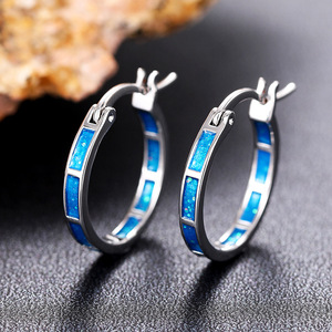 Orecchini Geometrici Minimalisti Effetto Pietra Lunare da Donna, Eleganti Gioielli di Moda Quotidiana - Product Image 6