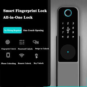 VEERMAN Waterproof Smart <strong>Lock</strong> <strong>Fingerprint</strong> Entry Tuya App-<strong>Controlled</strong> Security Door <strong>Access</strong> Anti-Tamper Alarm Outdoor Digital <strong>Lock</strong> - Product Image 6