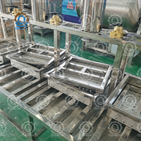Machine de presse automatique professionnelle à tofu au lait de soja, fromage commercial en acier inoxydable cube chinois rectangulaire de meilleure vente