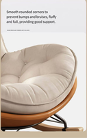 Fauteuil à bascule et canapé inclinable Penguin moderne pour appartement et hôtel, idéal pour balcon, couleur personnalisable