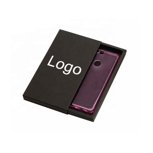 Custom Logo Kraft Drawer Boxes Packaging for Cell Phone Case
