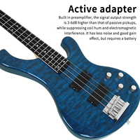 IRIN Guitare Basse 4 Cordes Active Pickup Guitare Électrique Active Pickup Technologie Touche En Bois Usine En Gros Guitare