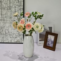 Fleurs de lotus artificielles, accessoires de photographie pour la décoration de la maison, accents de table, fournitures de mariage, vente en gros directe d'usine
