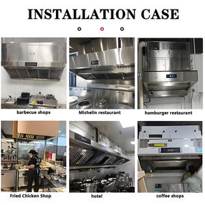 OEM su misura in acciaio inox commerciale Ventless-gamma-<span class=keywords><strong>cappa</strong></span> di fabbrica prezzo diretto CE ISO certificato per bar e ristorante - Product Image 6