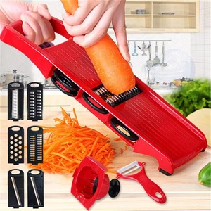 Trancheuse de légumes accessoires de cuisine manuels pomme de terre maison Gadget outils râpe pour coupe-légumes hachoir rond <span class=keywords><strong>mandoline</strong></span> - Product Image 1