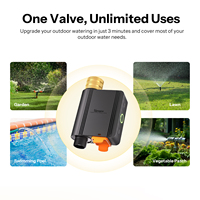 Sonoff SWV-ZFE Hydro Series Hydro ONE Vanne d'eau intelligente étanche Zigbee avec débitmètre SWV et modes de communication double pour données d'eau