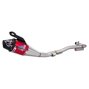 Suitable for Honda CRF230F crf230 motorcycle modified stainless steel full-section exhaust pipe 18-20