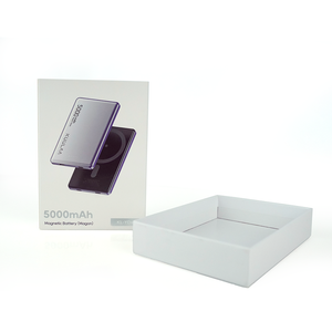 Thâm quyến tùy chỉnh in ngân hàng điện các tông màu trắng hộp giấy trượt ngăn kéo Hộp quà tặng cho điện tử pakcgaing hộp với tay áo - Product Image 2