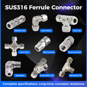 도매 압축 튜브 피팅 튜빙 유니온 맞춤형 OEM NPT BSP 피팅 유니온 엘보 티 - Product Image 3