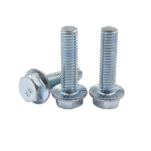 DIN 6921 4.8 8.8 M4 M6 M8 M10 M12 M16 mạ kẽm răng cưa Hex mặt bích bu lông kích thước vít mặt bích đầu bu lông và đai ốc - Product Image 5