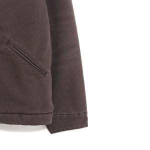 Veste de travail vintage pour homme en toile de coton sergé avec fermeture éclair, doublée, design hiver, logo personnalisé - Product Image 3