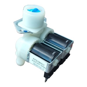 Vanne solénoïde à double entrée Optimum 12mm 6.3mm 44mm 26mm pour l'arrivée de l'eau des lave-linge à chargement frontal - Product Image 4