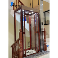 Ascenseur compact pour maison, 2 à 5 étages, sans gaine, prix abordable, intérieur/extérieur, mini-ascenseur pour 2 personnes, pour maison, villa