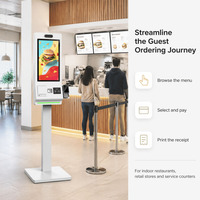 Terminal de autoservicio para cadenas de restaurantes con configuración de software y hardware personalizada y solución de pedidos digitales