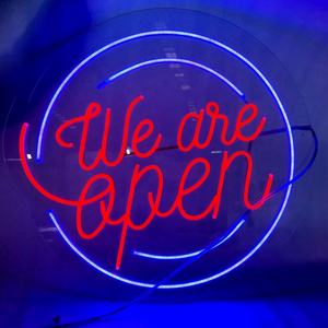 La barra luminosa del negozio su ordinazione ha animato il grande segno aperto principale Neon rosa luminoso <span class=keywords><strong>Extra</strong></span> <span class=keywords><strong>Large</strong></span> Rgb del ristorante di affari con il telecomando a Shenzhen - Product Image 2