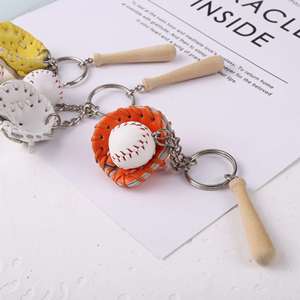 Mini Three-piece Baseball Wooden Bat Keychain Sports Car <b>Key</b> <b>Chain</b> <b>Key</b> Ring Gift for Man Women Gift - Product Image 6